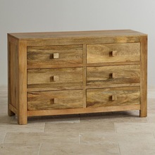 mango wood drawer dresser