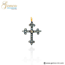 Gemco International Antique Cross Charm Pendant, Occasion : Anniversary, Engagement, Gift, Party, Wedding
