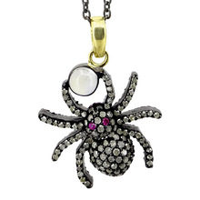 Gemco International Diamond Spider Necklace