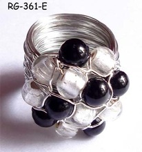Glass Beads Rings