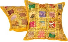 Handicraft cushion covers, Size : 16''x16'' Inches