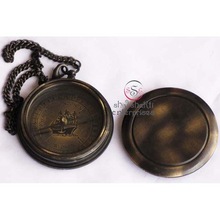 SSE Metal Antique Black Pocket Compass