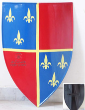 Metal Medieval Crusader Heater Shield