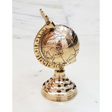 SSE Metal Nautical Brass Earth Globe