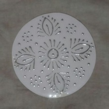 CUSTOMISED METAL COASTER, Size : 4 INCHES