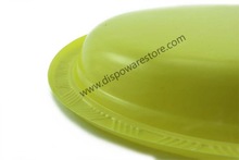 Ambedo disposable Plastic plate, Size : 9 Inch