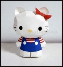 Handmade Paper Mache Hello Kitty Doll