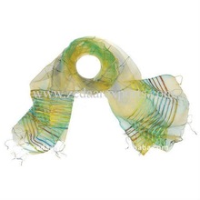 organza colourful scarf