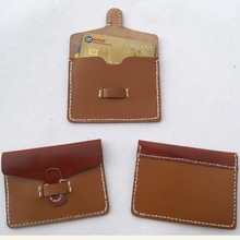 Hand stitching credit card holder