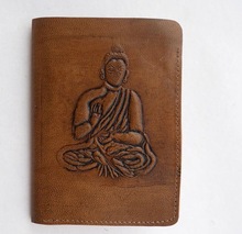 Leather Document Holder, for Passport, Size : 14 x1 0 cm