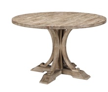 Wooden Four Seater Dining Table, Color : Distressed Finish