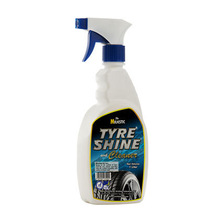 Water less tyre cleaning and shine