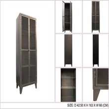 Metal Iron Glass Cabinet