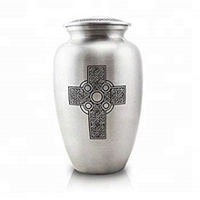 Otto International Brass Pewter Celtic Cremation Urn, for Adult