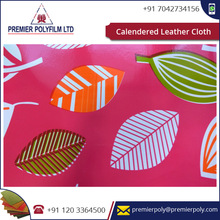 PVC Calendered Leather Fabric