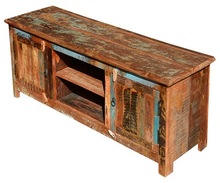 Reclaimed Wood TV Cabinet, Size : 90X45X45 CMS