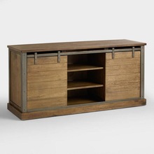 Wood Barn Door Storage Cabinet, for Home Furniture