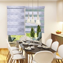 Polyester Printed Fabric Zebra Blinds