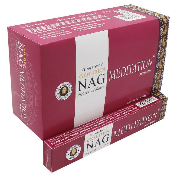Golden Nag Meditation Incense