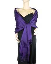 Viscose solid colour pashmina scarf, Color : Customized Color