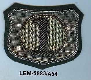 bullion embroidered badges