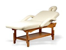 Facial Cum Massage Bed with detachable armrests