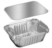 Aluminum Silver Food Container