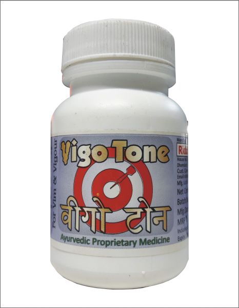 AYURVEDIC Vigo Tone Tablet, for Clinical, Personal, Sex Power, Grade : Medicine Grade