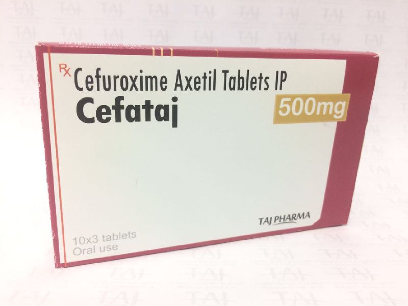 Cefuroxime Axetil 500 mg Tablets IP (Cefataj 500 mg)