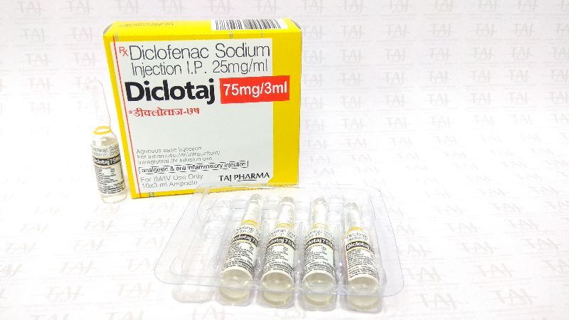 Diclofenac 75 mg/3 ml Injection (Diclotaj 75 mg/3 ml)