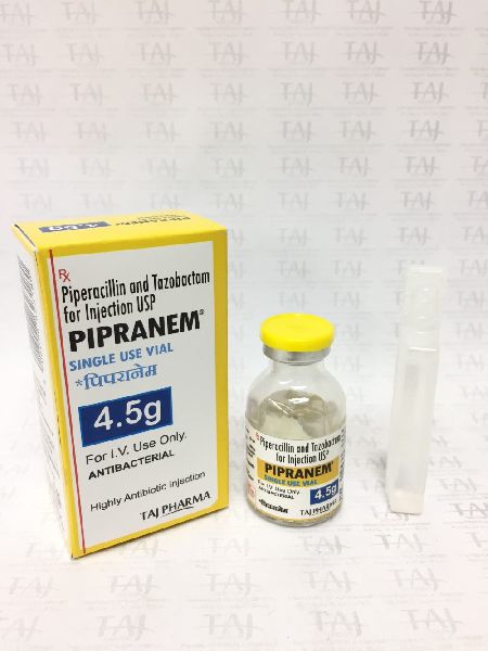 Piperacillin Tazobactam For 4.5 g Injection USP (Pipranem 4.5 g)