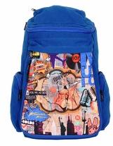 Fashion canvas Digitally printed Backpack, Capacity : 30 - 40L