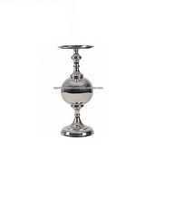 Aluminium Designer Globe Candle Stand Holder, for Multi Purpose