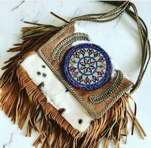 Shoulder Beads Genuine Leather bags