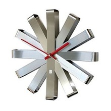 Stainless Steel Antique Wall Clock Home Decor Showpiece