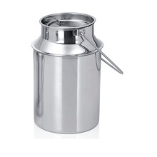 Stainless steel milk can with lid, Feature : Eco-Friendly, Stocked