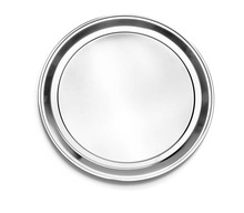 Stainless Steel Plain Dinner Plate, Feature : Eco-Friendly, Stocked