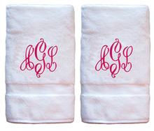 monogramme towel