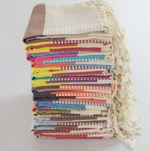 100% Cotton Yarn Dyed turkish towel, Technics : Woven