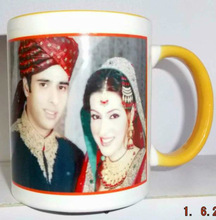 Promotional Ceramic Photo Printing Mug, for WEDDING GIFT, Feature : Eco-Friendly, Stocked