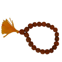 Natural Stone Rudraksha Wrist Mala Bracelet, Gender : Unisex