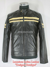 Sheep leather cafe racer jacket, Feature : Plus Size
