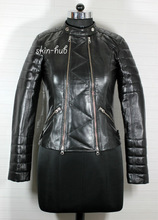 sheep nappa leather fashion jacket