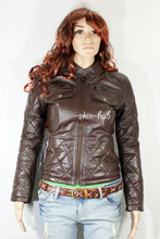 Women fashion brown jacket, Feature : Plus Size