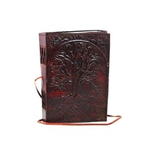 Oak Tree Leather Blank Book..