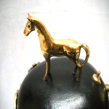 Medieval Animal leather helmet Reproduction