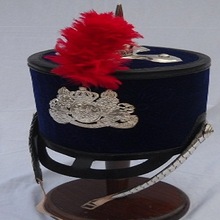Medieval blue Bavarian officer helmet
