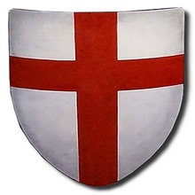 Medieval cross shield Reproduction