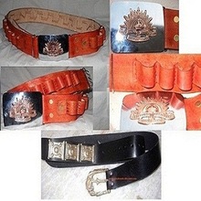 Medieval roman waist leather belts