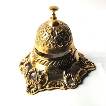 Nautical Brass Engraving Peon Bell